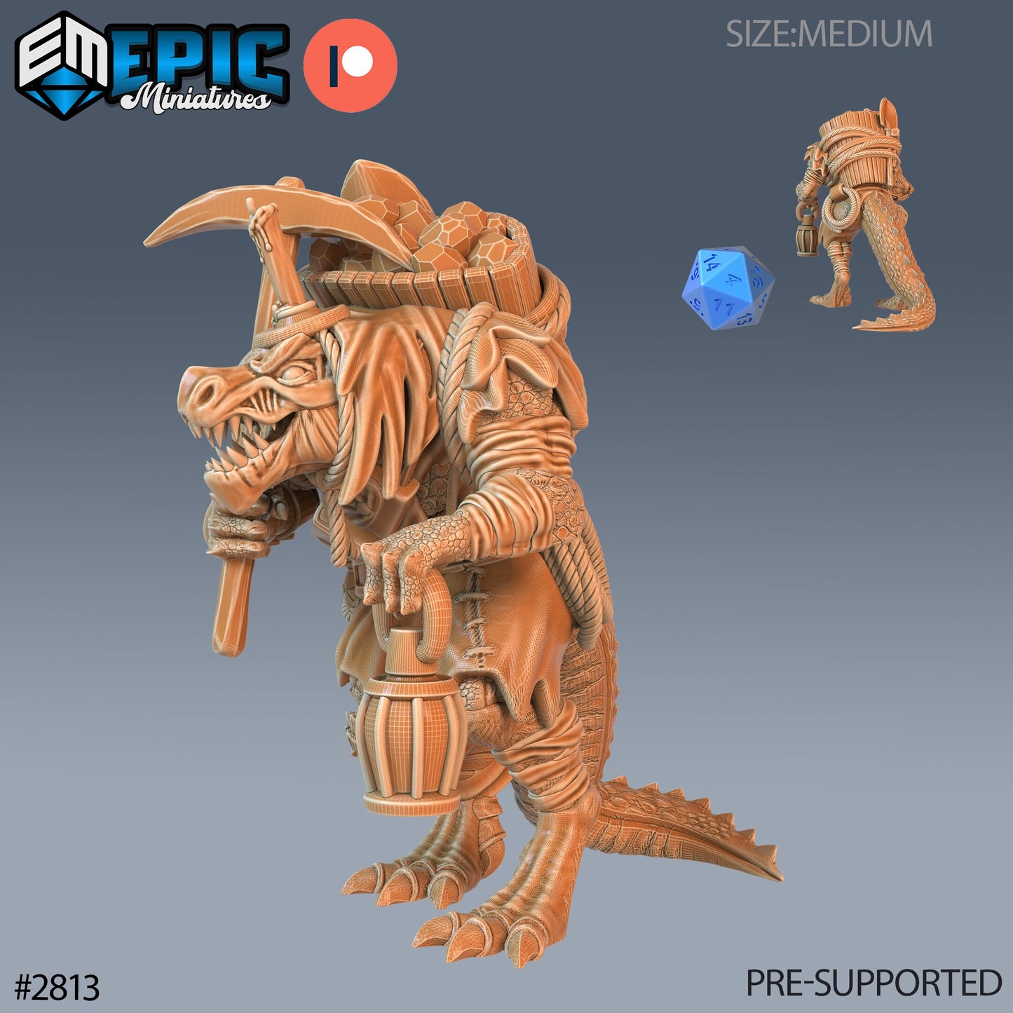 Lizardman Tribe - Epic Miniatures | #68 Reptiles of War