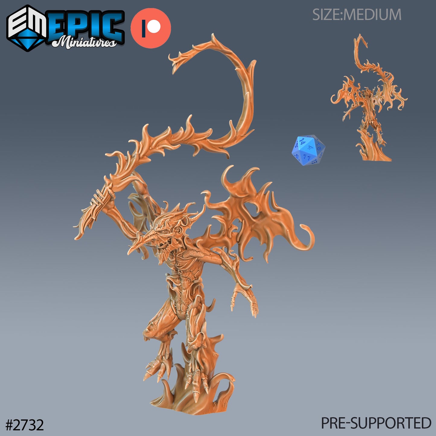 Fire Mephit - Epic Miniatures | #67 Demonic Foulness