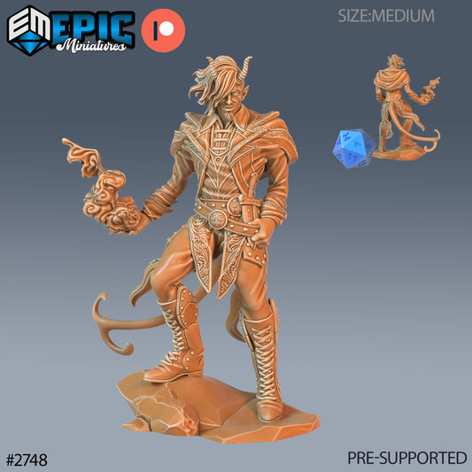 Tiefling Adventurer - Epic Miniatures | #67 Demonic Foulness