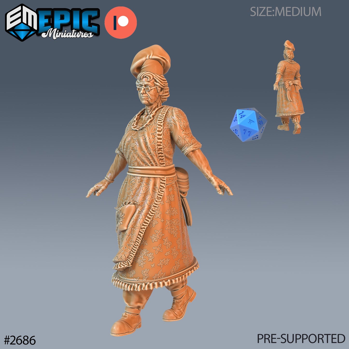 Grandma - Epic Miniatures | #66 Wild Winter Holidays