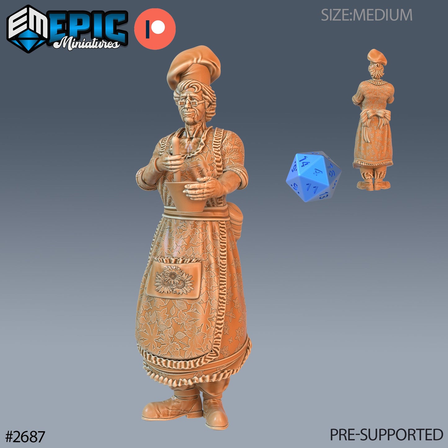 Grandma - Epic Miniatures | #66 Wild Winter Holidays
