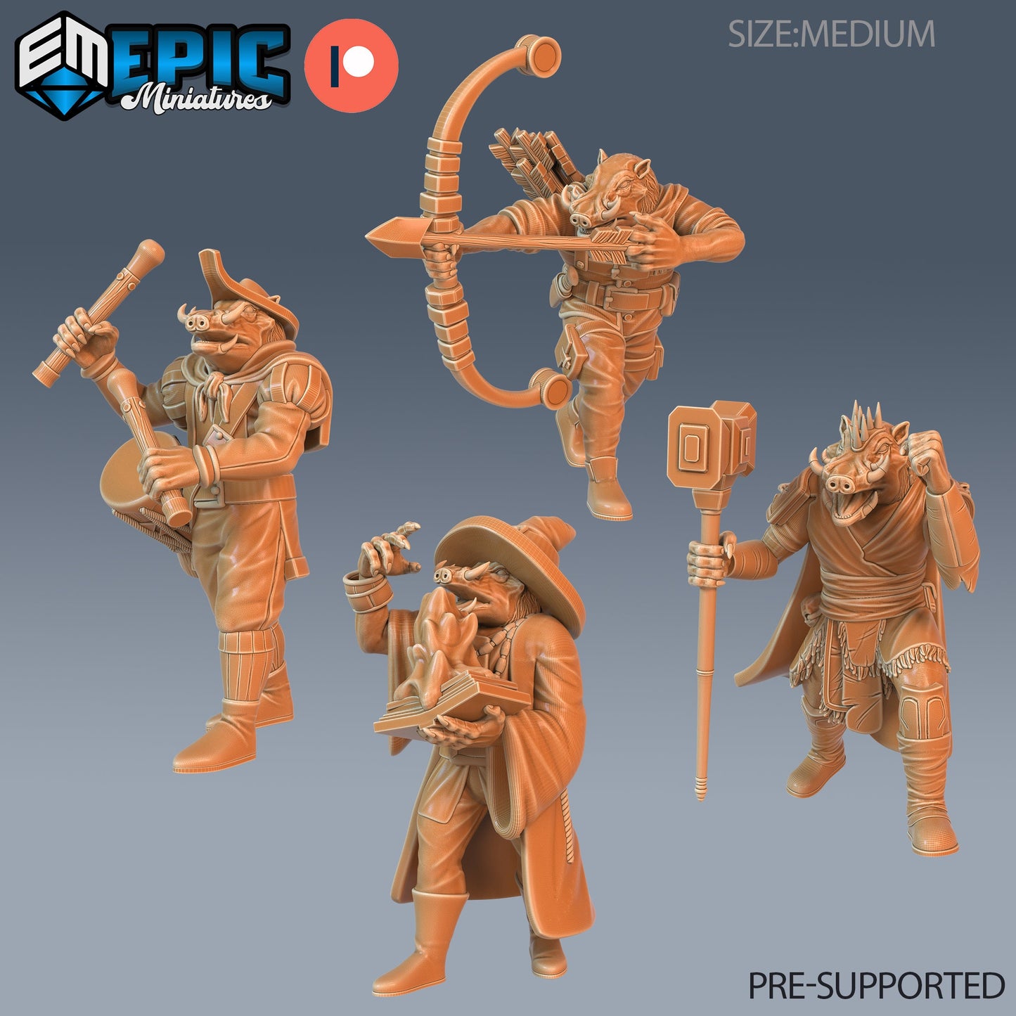 Warthog Folk Tribe - Epic Miniatures | #66 Wild Winter Holidays