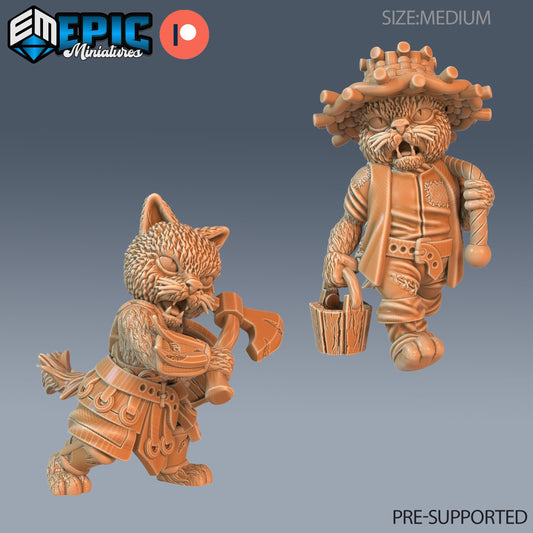 Cat Folk Tribe - Epic Miniatures | #66 Wild Winter Holidays