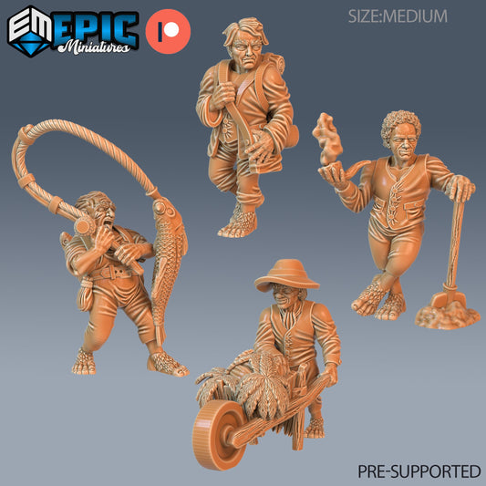 Halfling Villager - Epic Miniatures | #65 Little Folk