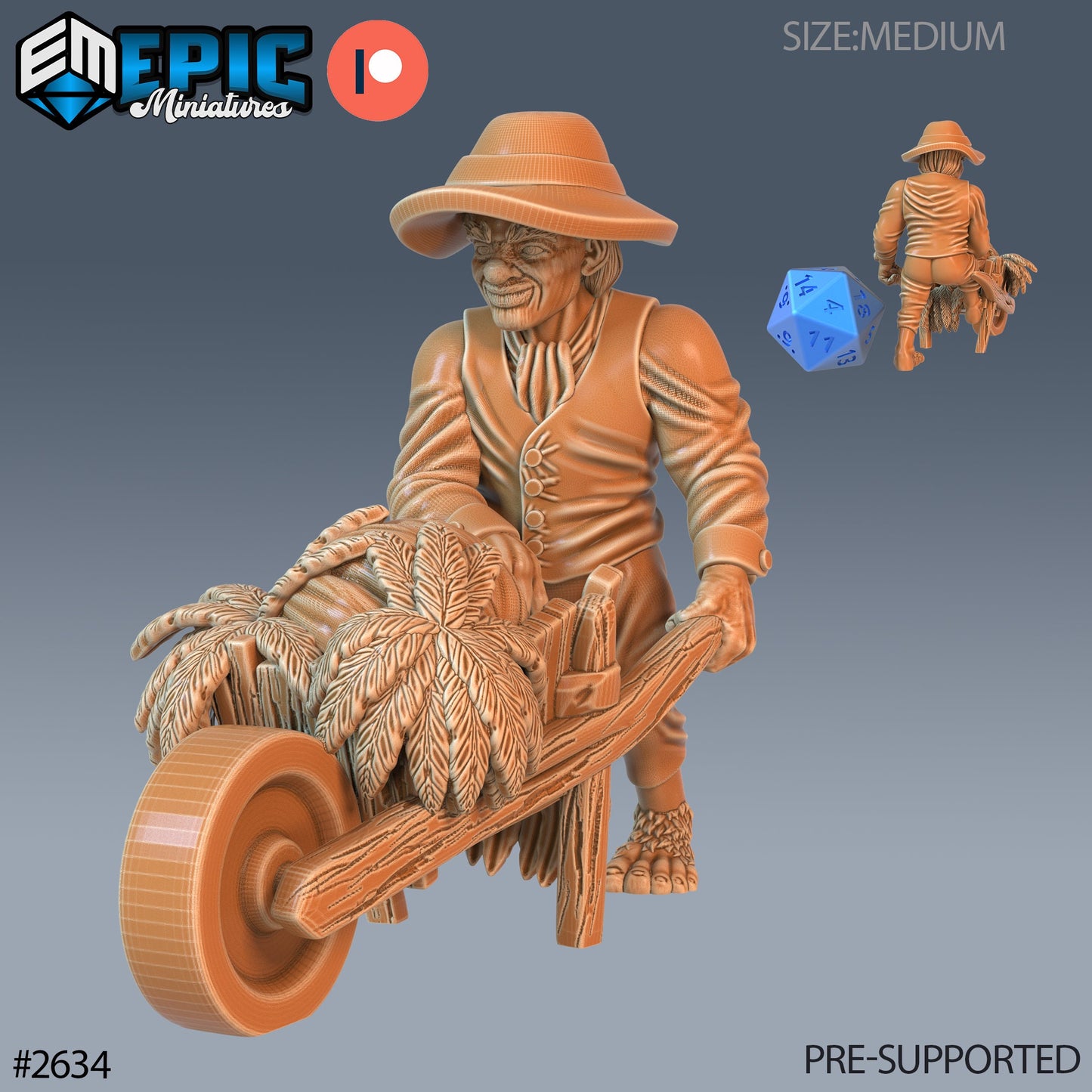 Halfling Villager - Epic Miniatures | #65 Little Folk