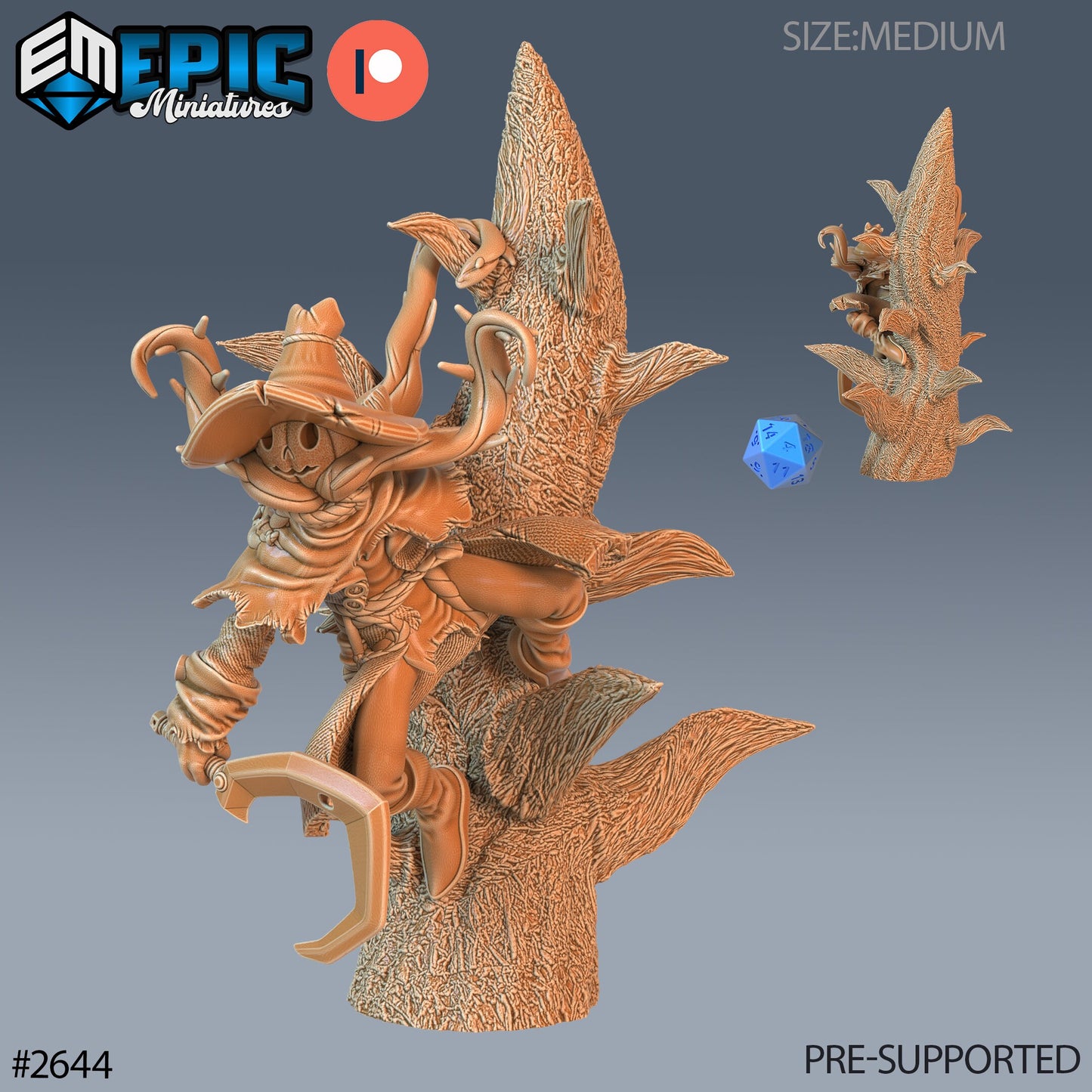 Pumpkin Scarecrow - Epic Miniatures | #65 Little Folk