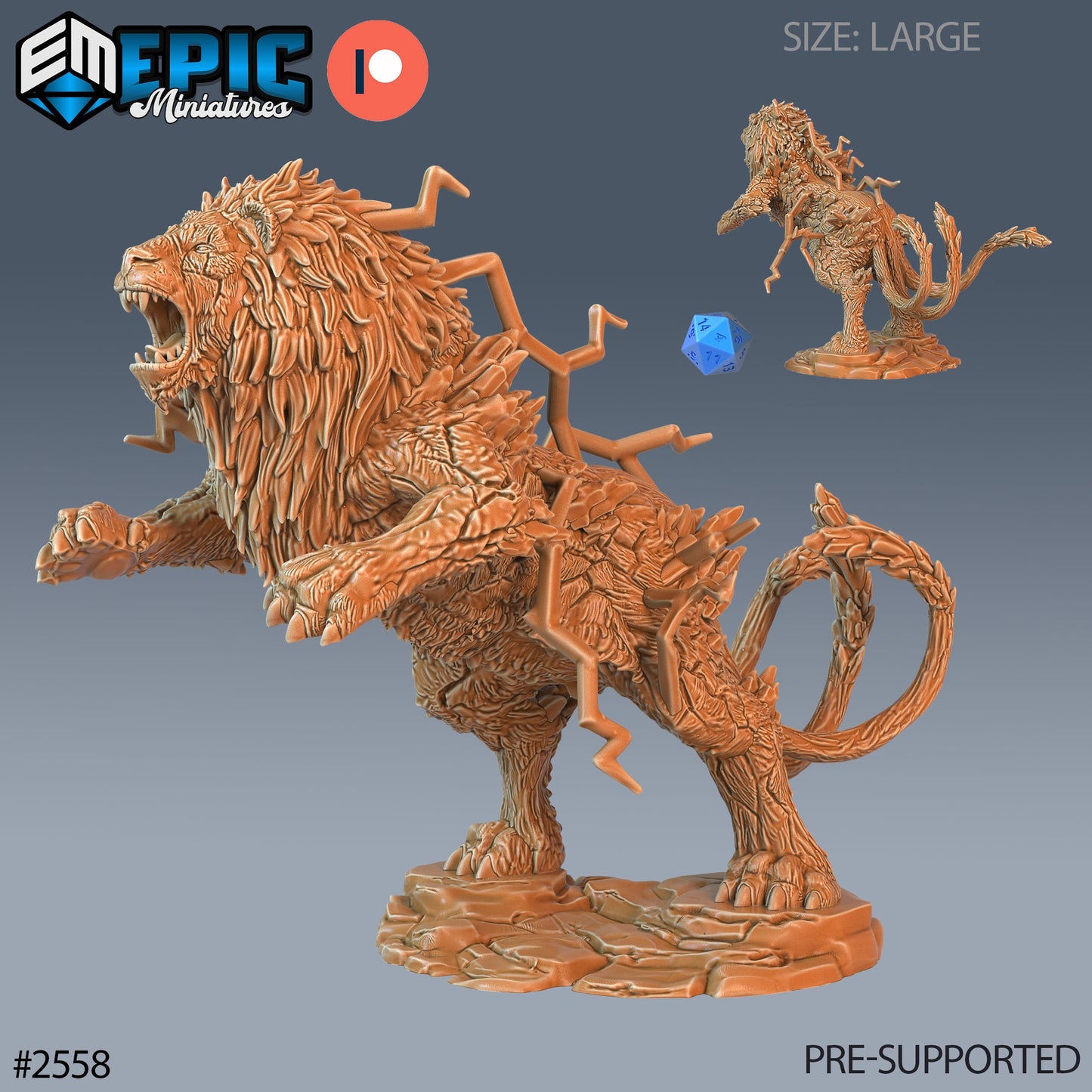 Thunder Lion - Epic Miniatures | #63 Forgotten Utopia