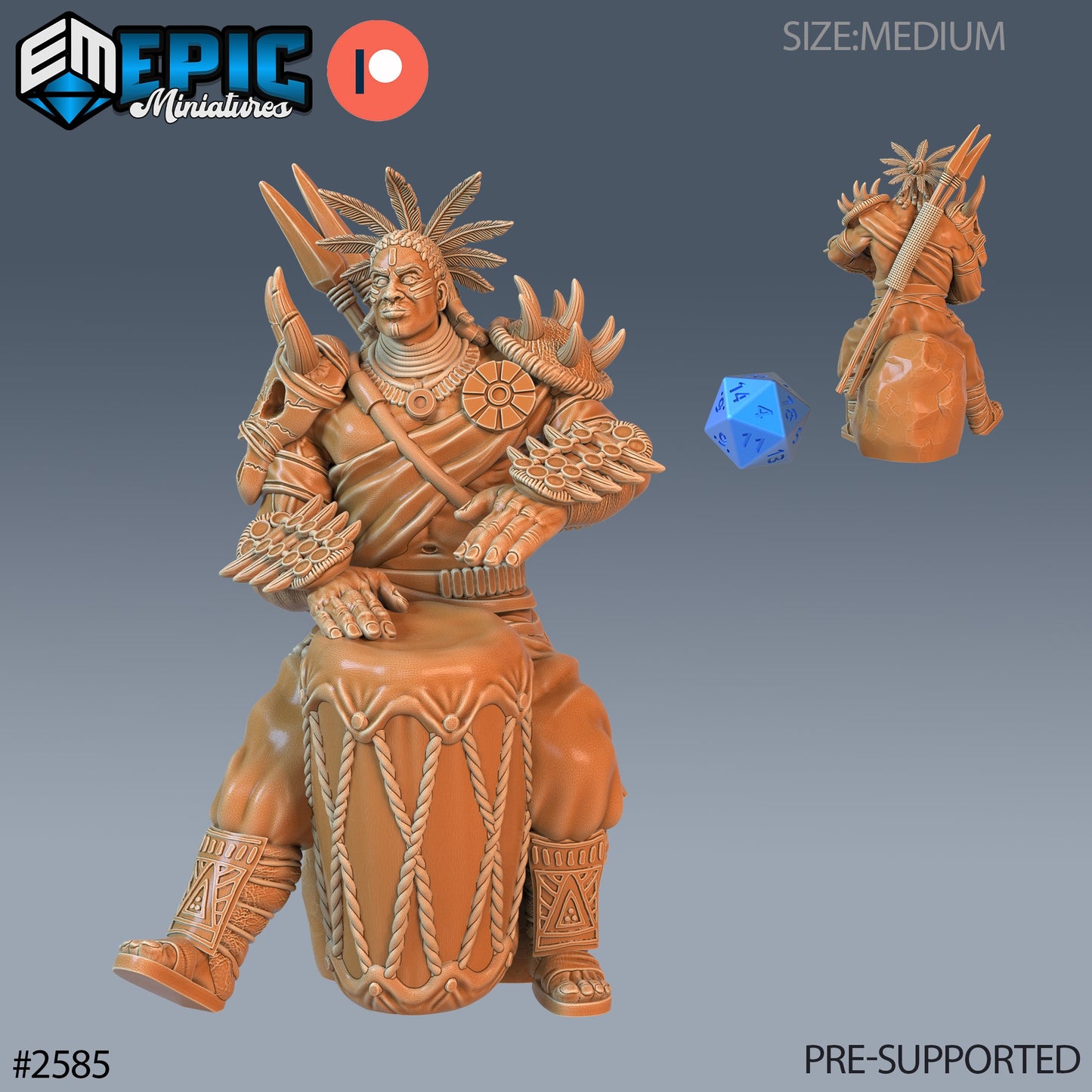 Tribe Champion - Epic Miniatures | #63 Forgotten Utopia