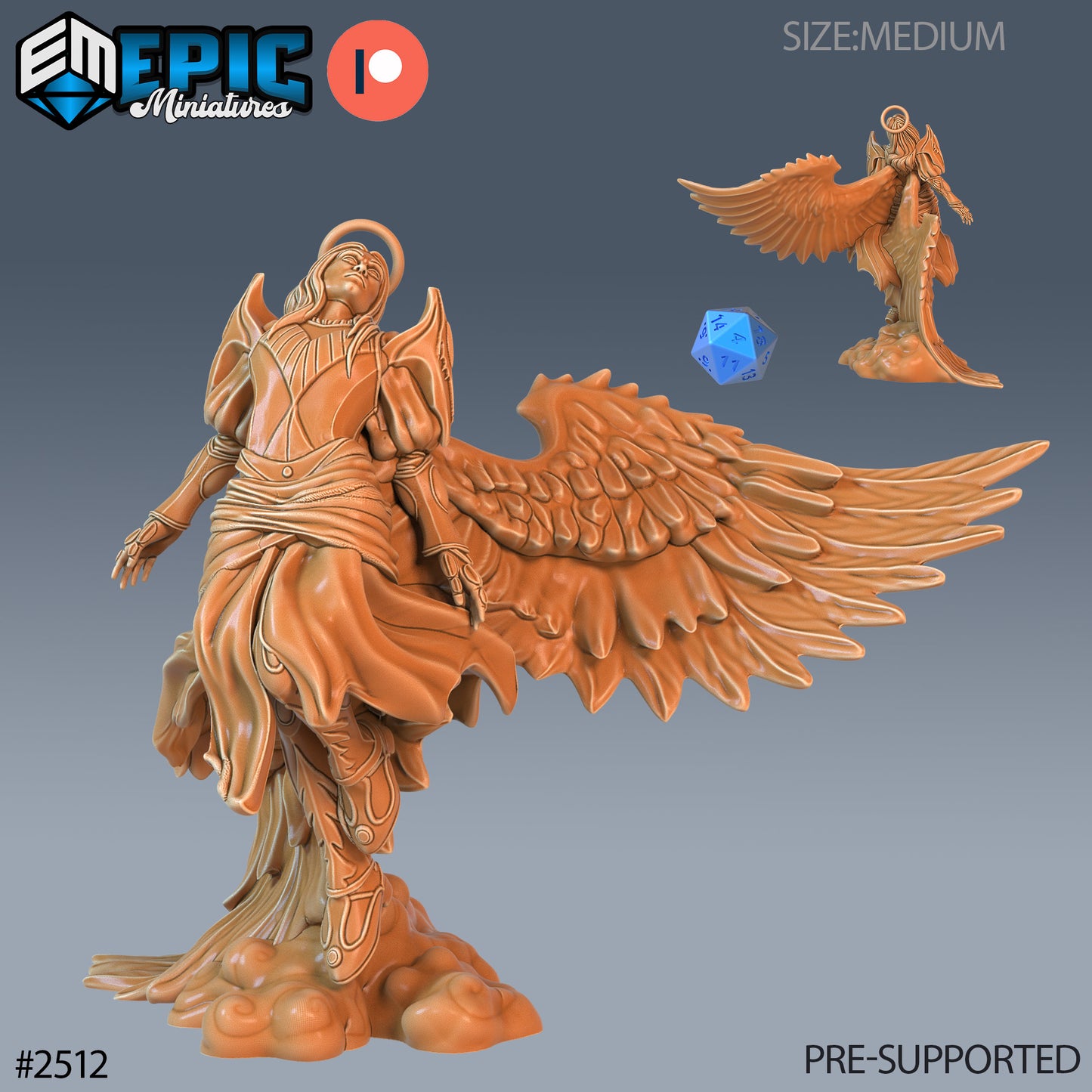 Angel Male - Epic Miniatures | #62 Justice Hills