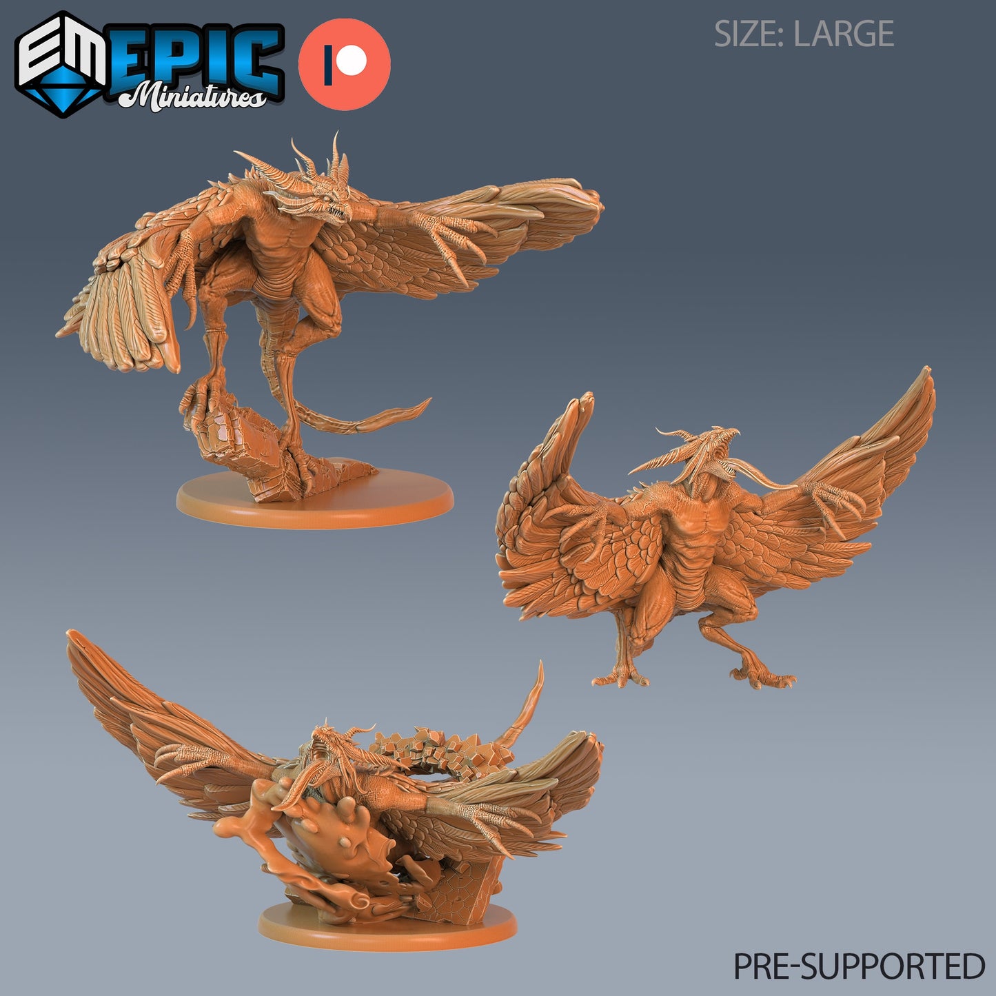 Harpy Beast - Epic Miniatures | #62 Justice Hills