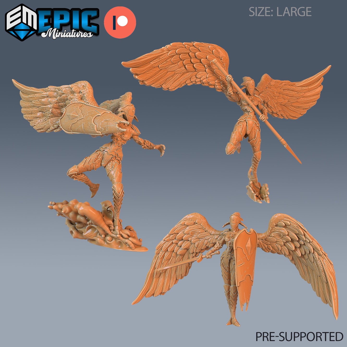 Animated Angel Statue - Epic Miniatures | #62 Justice Hills