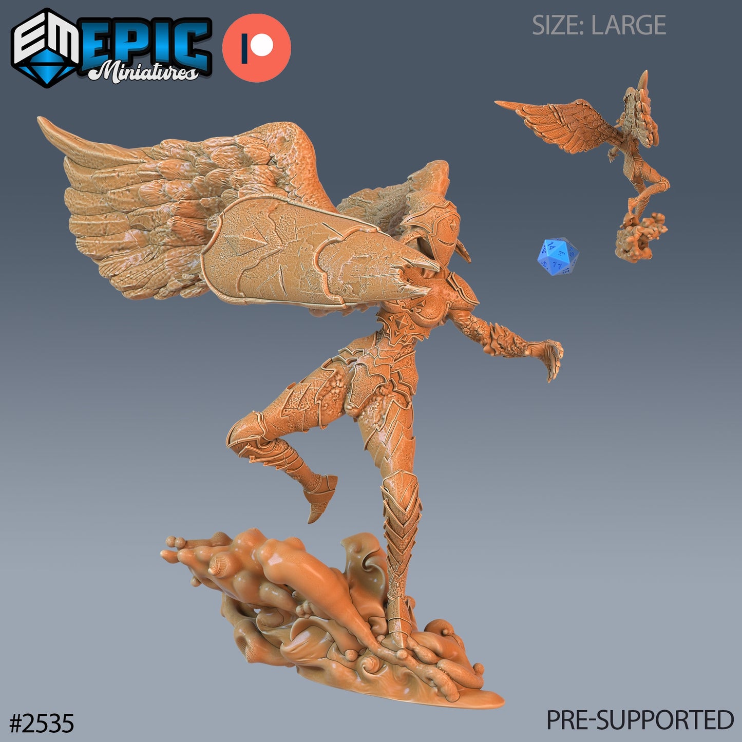 Animated Angel Statue - Epic Miniatures | #62 Justice Hills