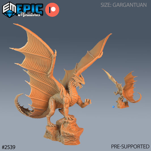 Ancient Copper Dragon - Epic Miniatures | #62 Justice Hills