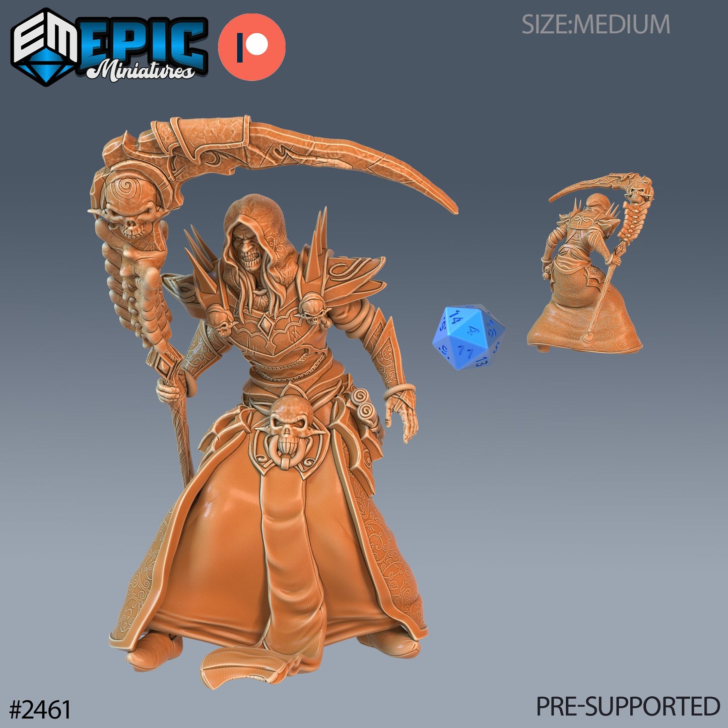 Necromancer Adventurer - Epic Miniatures | #61 Haunting Catacombs
