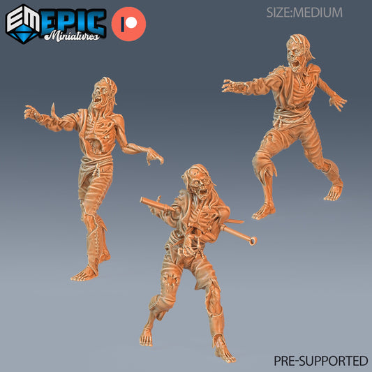 Rotting Zombie Male - Epic Miniatures | #61 Haunting Catacombs