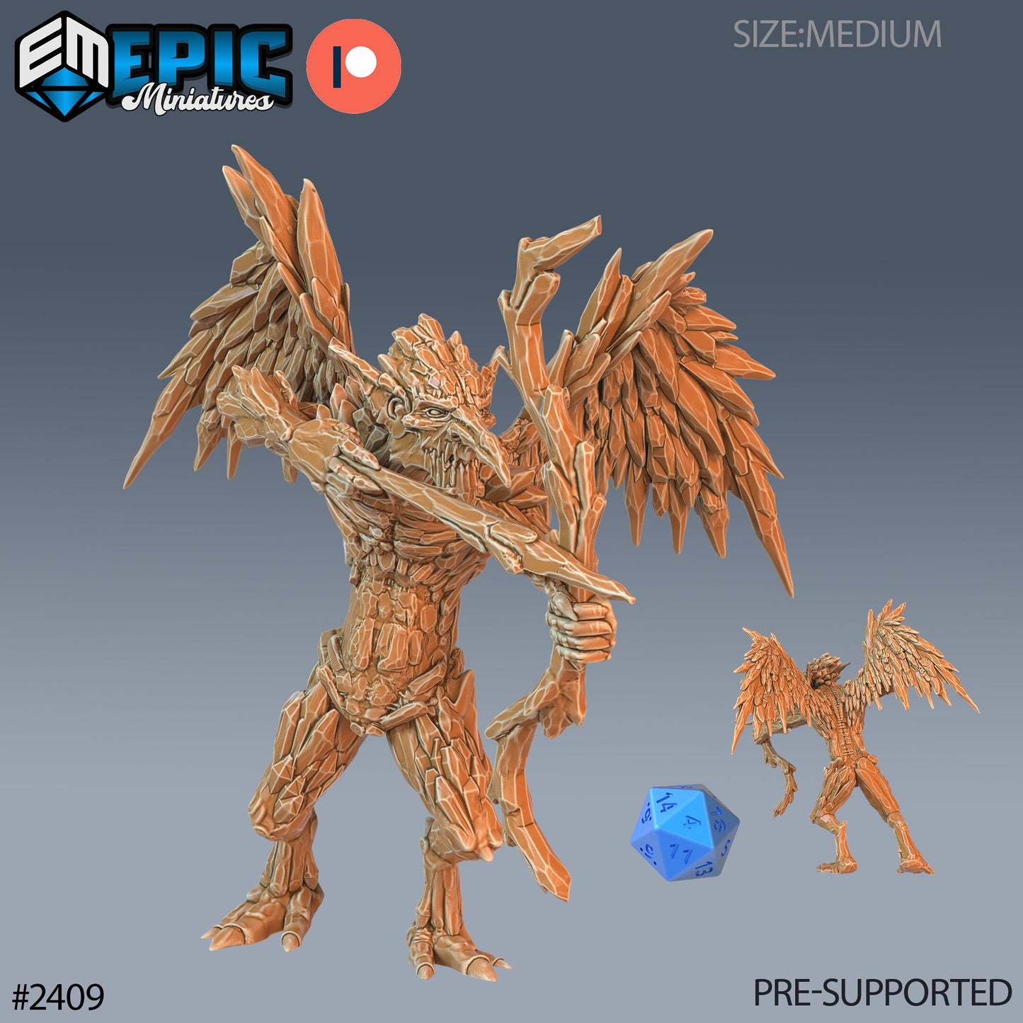Ice Mephit - Epic Miniatures | #60 Ancient Cold