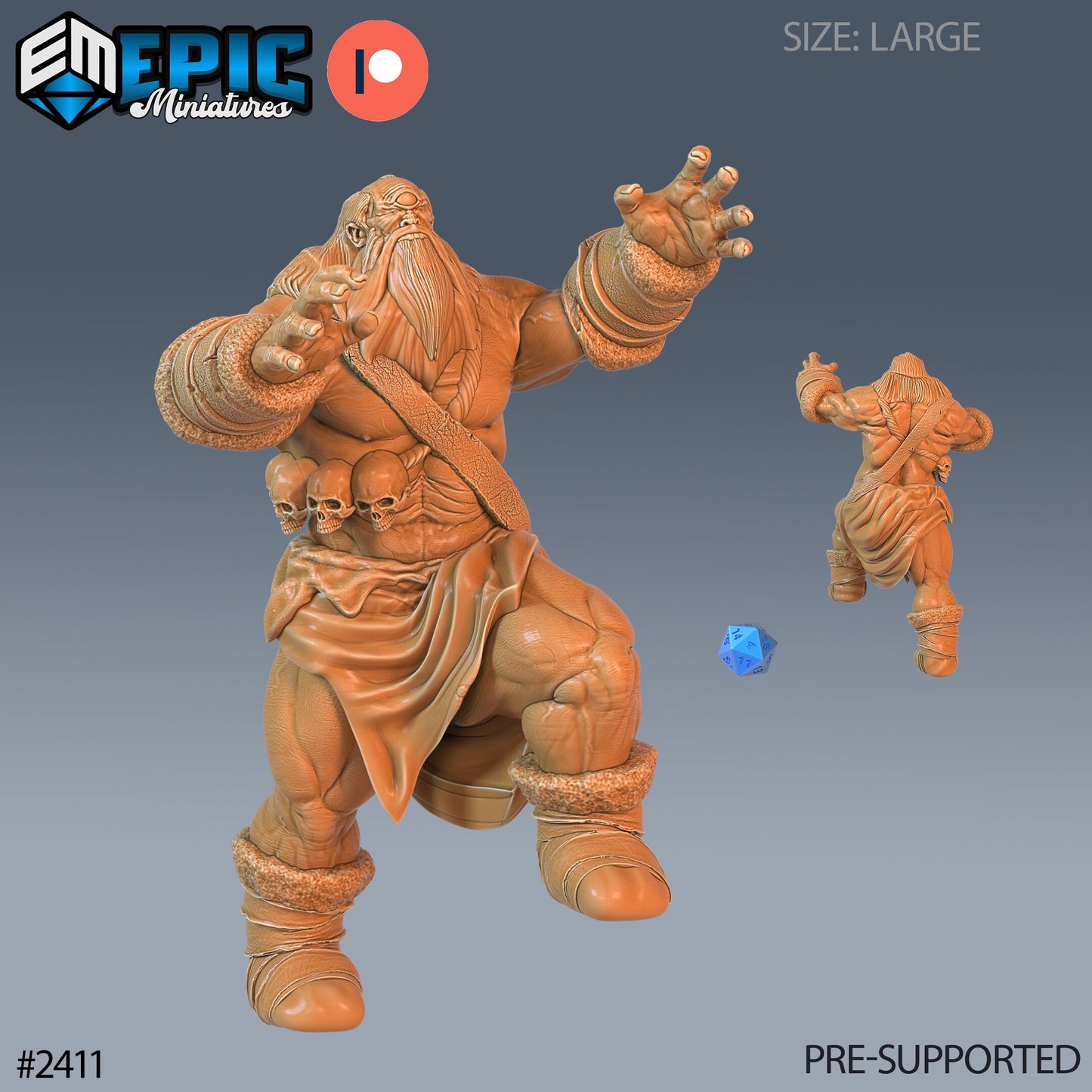 Snow Cyclops - Epic Miniatures | #60 Ancient Cold