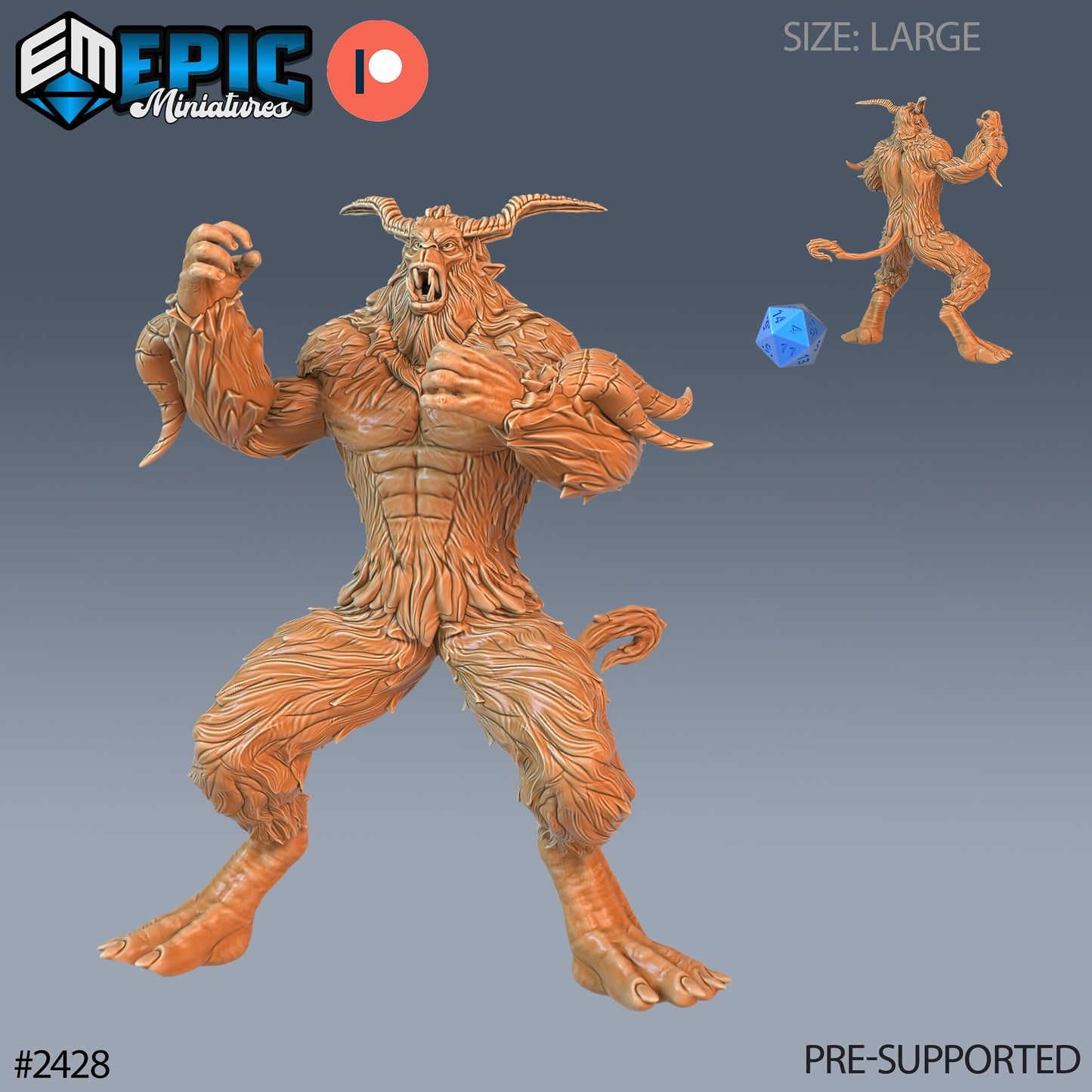 Big Foot Yeti - Epic Miniatures | #60 Ancient Cold