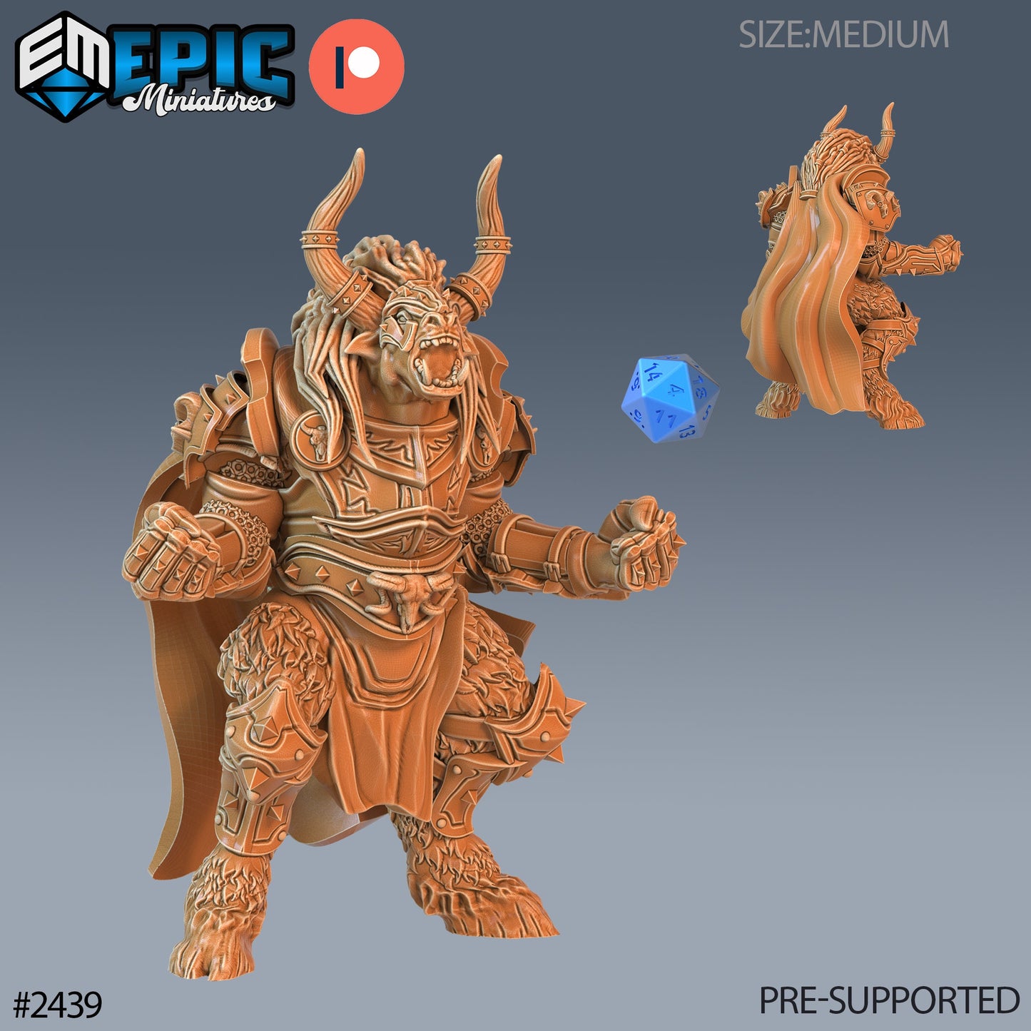Wooly Minotaur - Epic Miniatures | #60 Ancient Cold