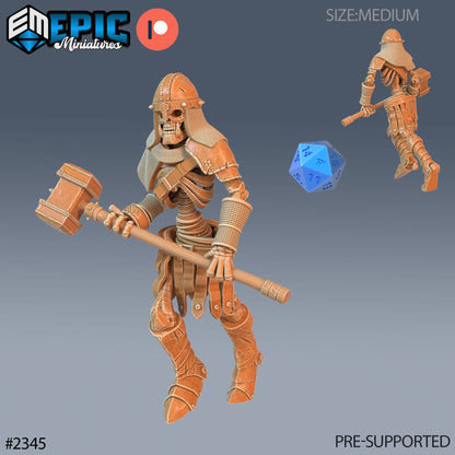 Skeleton Orc Warrior - Epic Miniatures | #58 Tombs of Demise