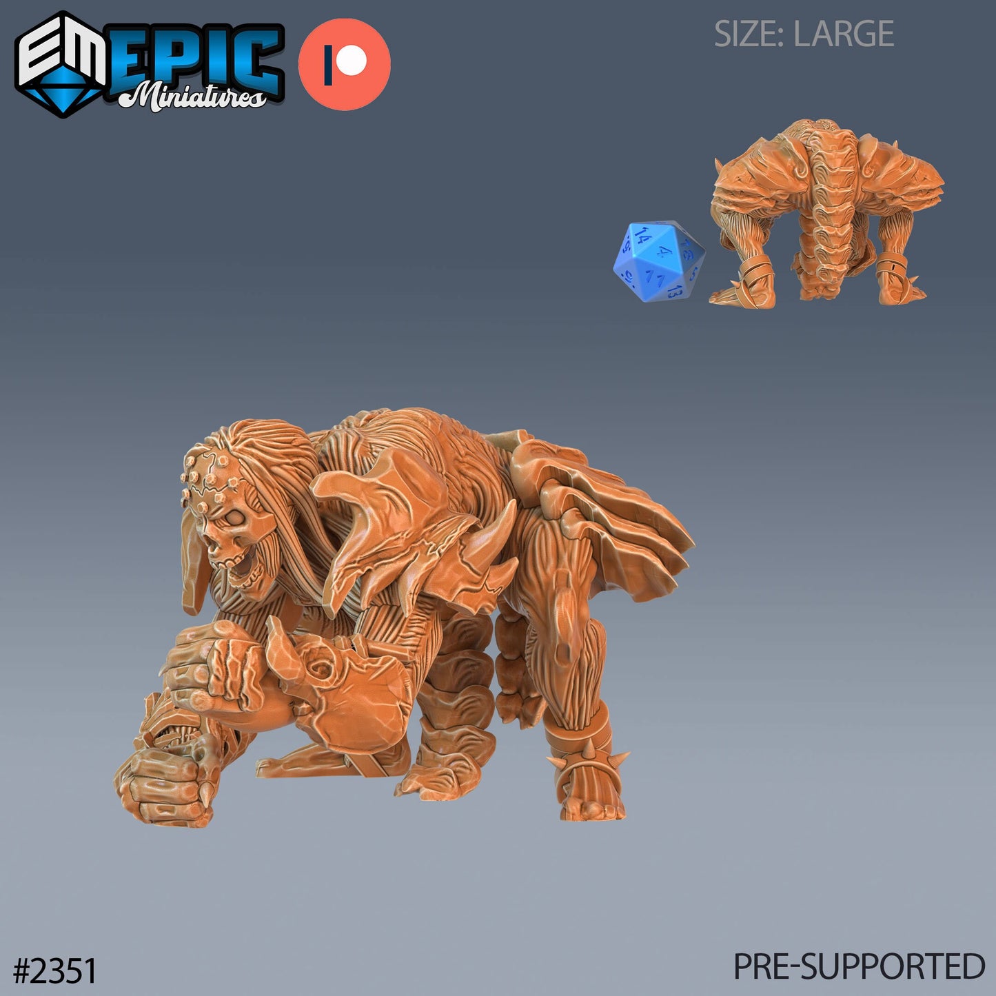 Muscle Golem - Epic Miniatures | #58 Tombs of Demise