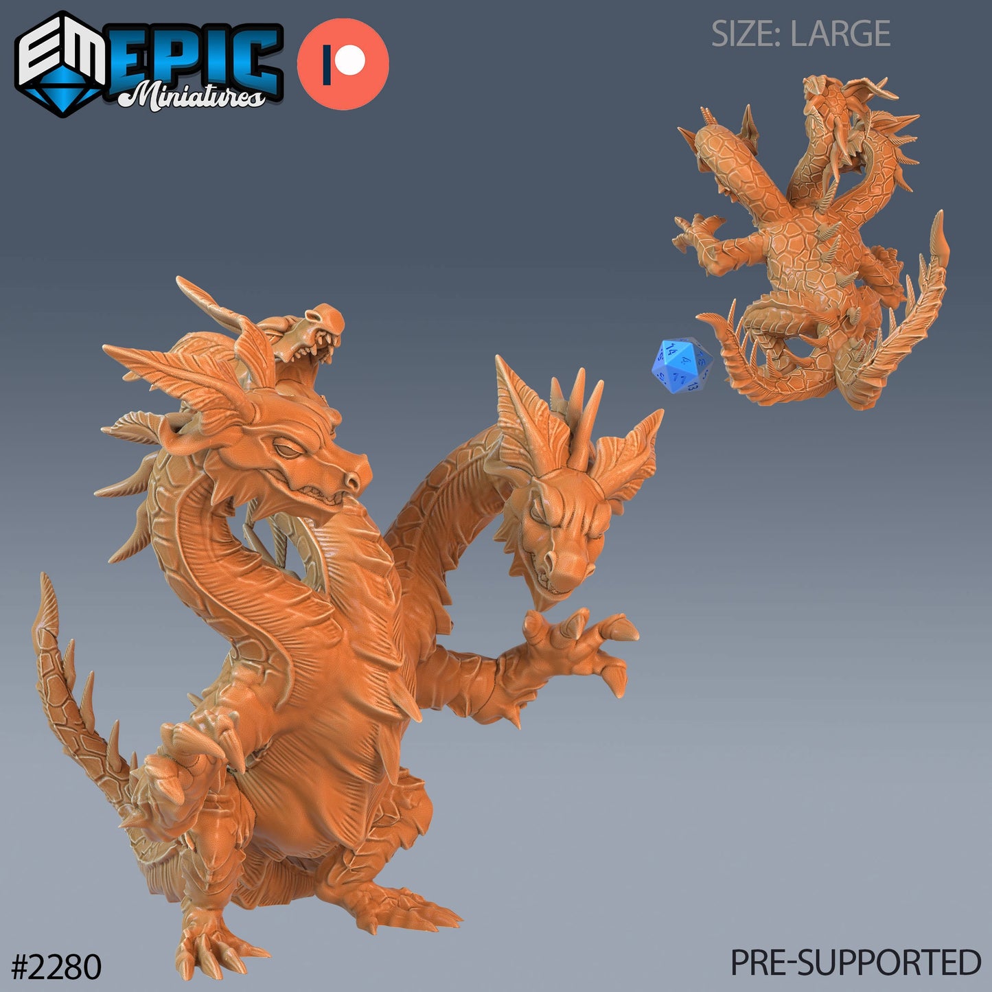 Dungeon Hydra - Epic Miniatures | #57 Arcane Dungeon