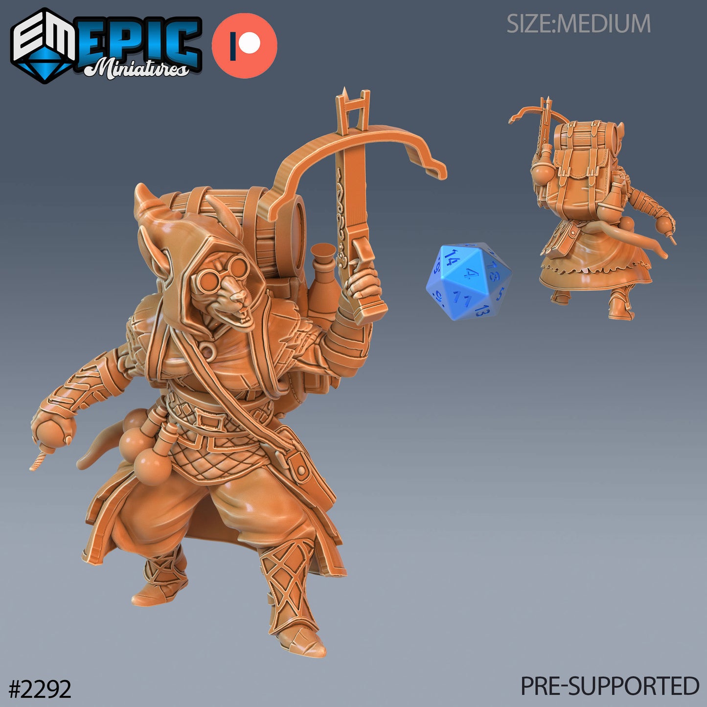 Rat Folk Alchemist - Epic Miniatures | #57 Arcane Dungeon