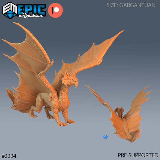 Ancient Brass Dragon - Epic Miniatures | #56 Oriental Dunes