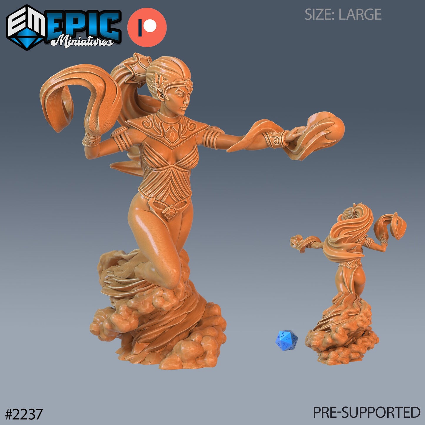 Djinni Female - Epic Miniatures | #56 Oriental Dunes