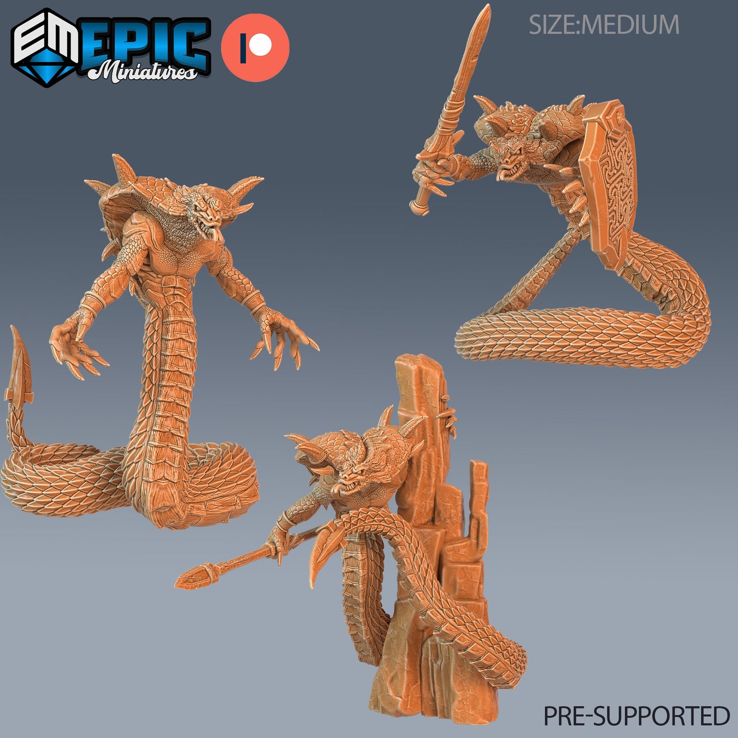 Cobra Folk - Epic Miniatures | #56 Oriental Dunes