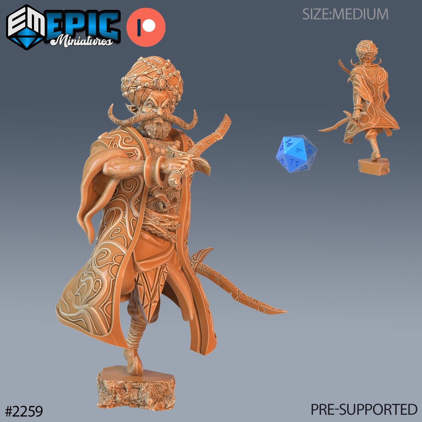 Shady Fortune Teller Series - Epic Miniatures | #56 Oriental Dunes
