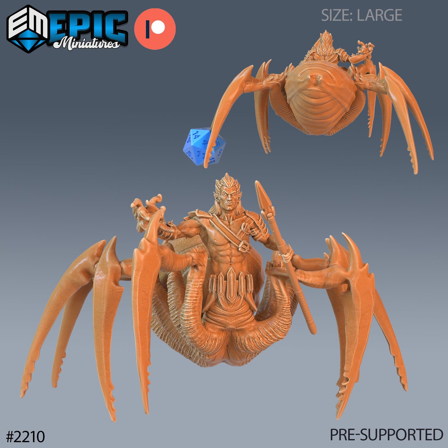Dark Elf Spider - Epic Miniatures | #55 Secret Minds
