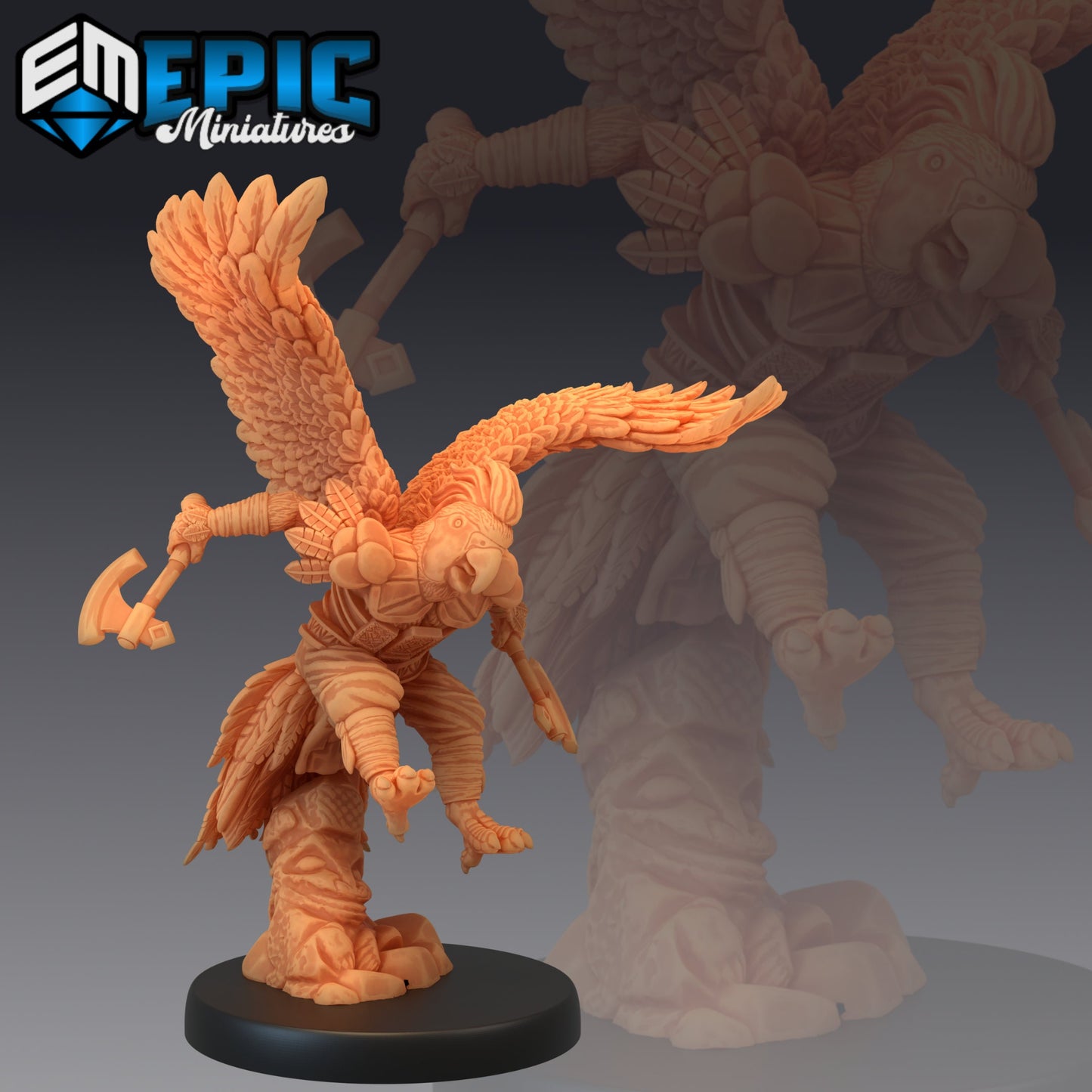 Parrot Folk Warrior - Epic Miniatures | #54 Chaos Jungle