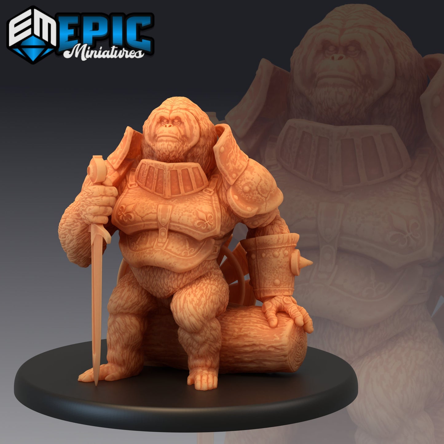 Orangutan Knight Series - Epic Miniatures | #54 Chaos Jungle