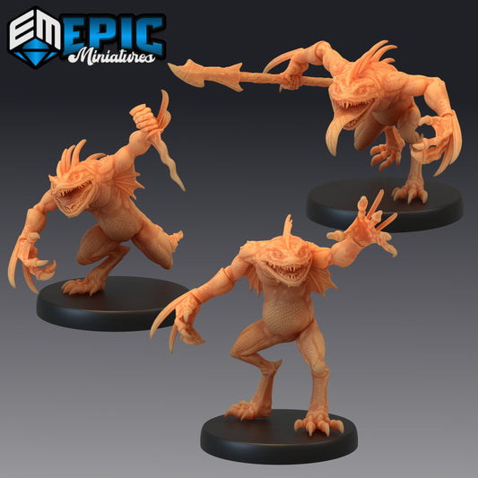 Chaos Toad Warrior - Epic Miniatures | #54 Chaos Jungle