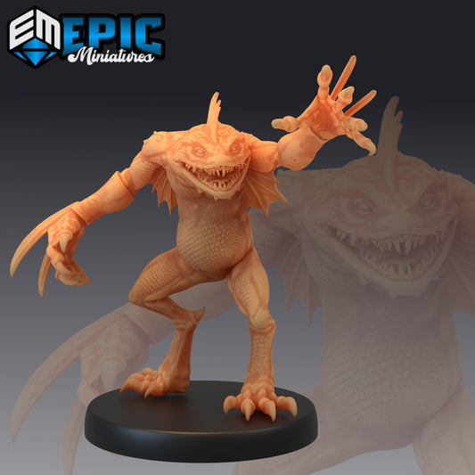 Chaos Toad Warrior - Epic Miniatures | #54 Chaos Jungle