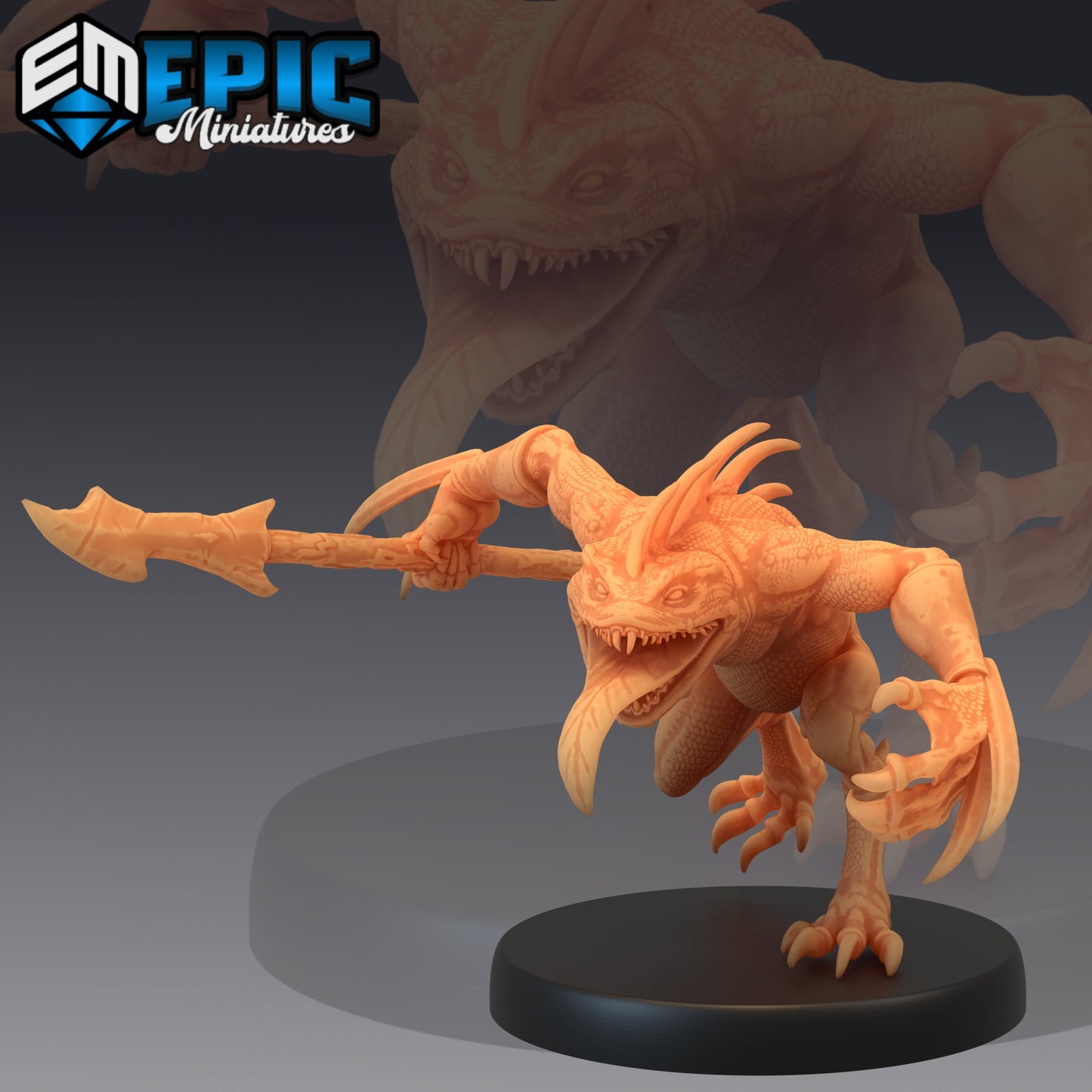 Chaos Toad Warrior - Epic Miniatures | #54 Chaos Jungle