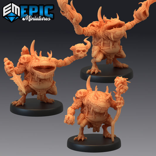 Chaos Toad Shaman - Epic Miniatures | #54 Chaos Jungle