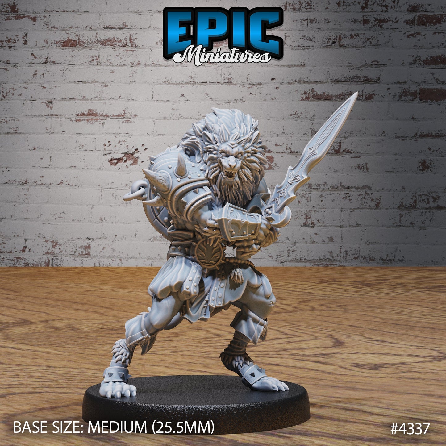 Nemean Lion Folk - Epic Miniatures | #100 Olympian Legends