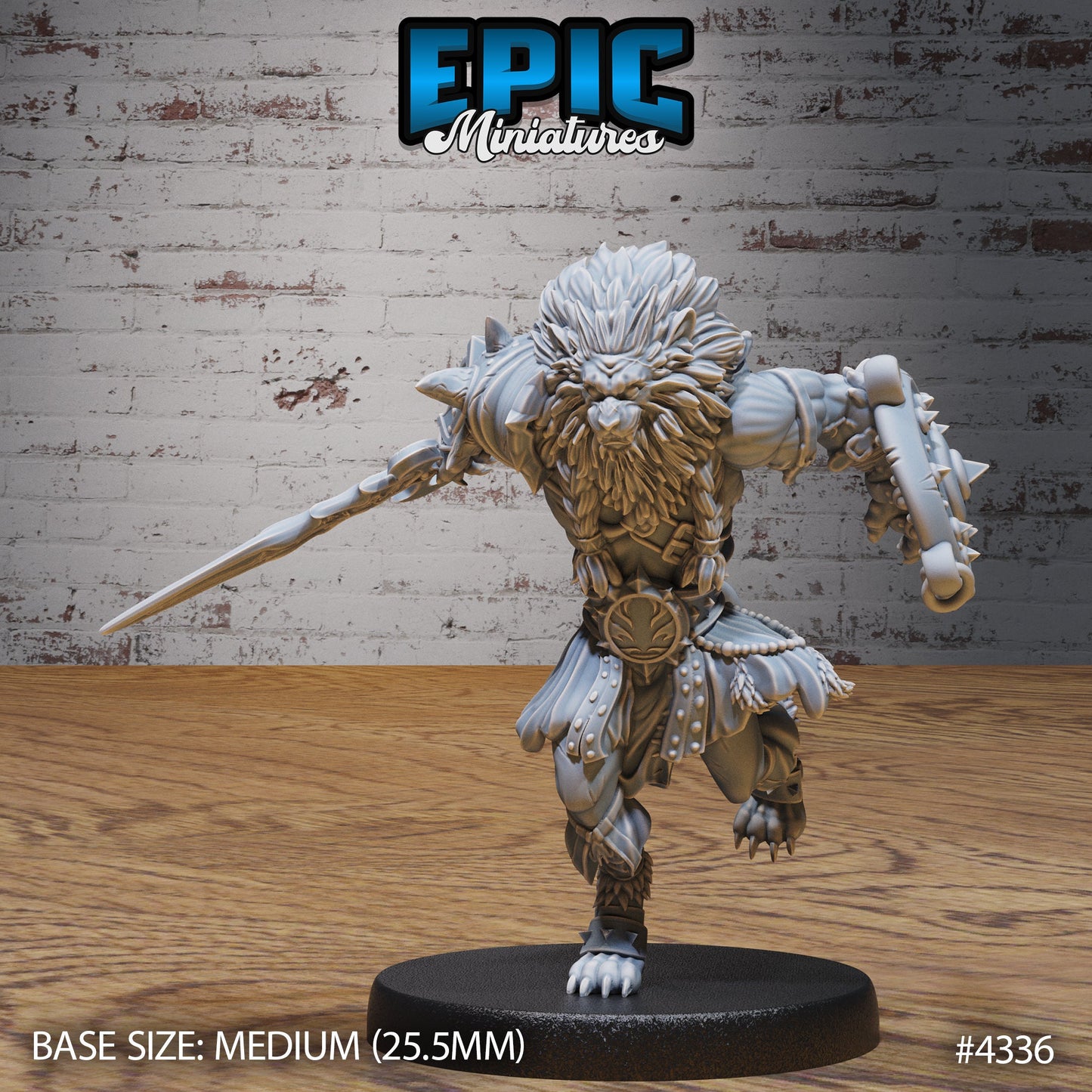 Nemean Lion Folk - Epic Miniatures | #100 Olympian Legends