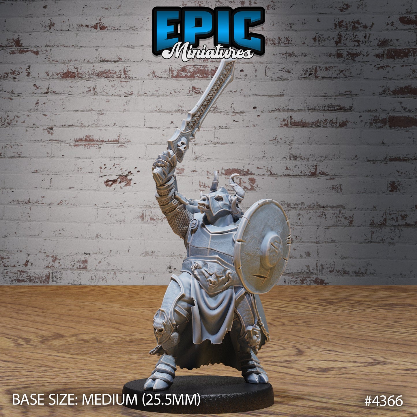 Minotaur Paladin Series - Epic Miniatures | #100 Olympian Legends
