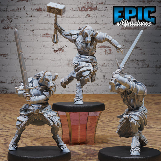 Minotaur Female Warrior Series - Epic Miniatures | #100 Olympian Legends