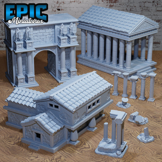 Olympian Buildings - Epic Miniatures | #100 Olympian Legends