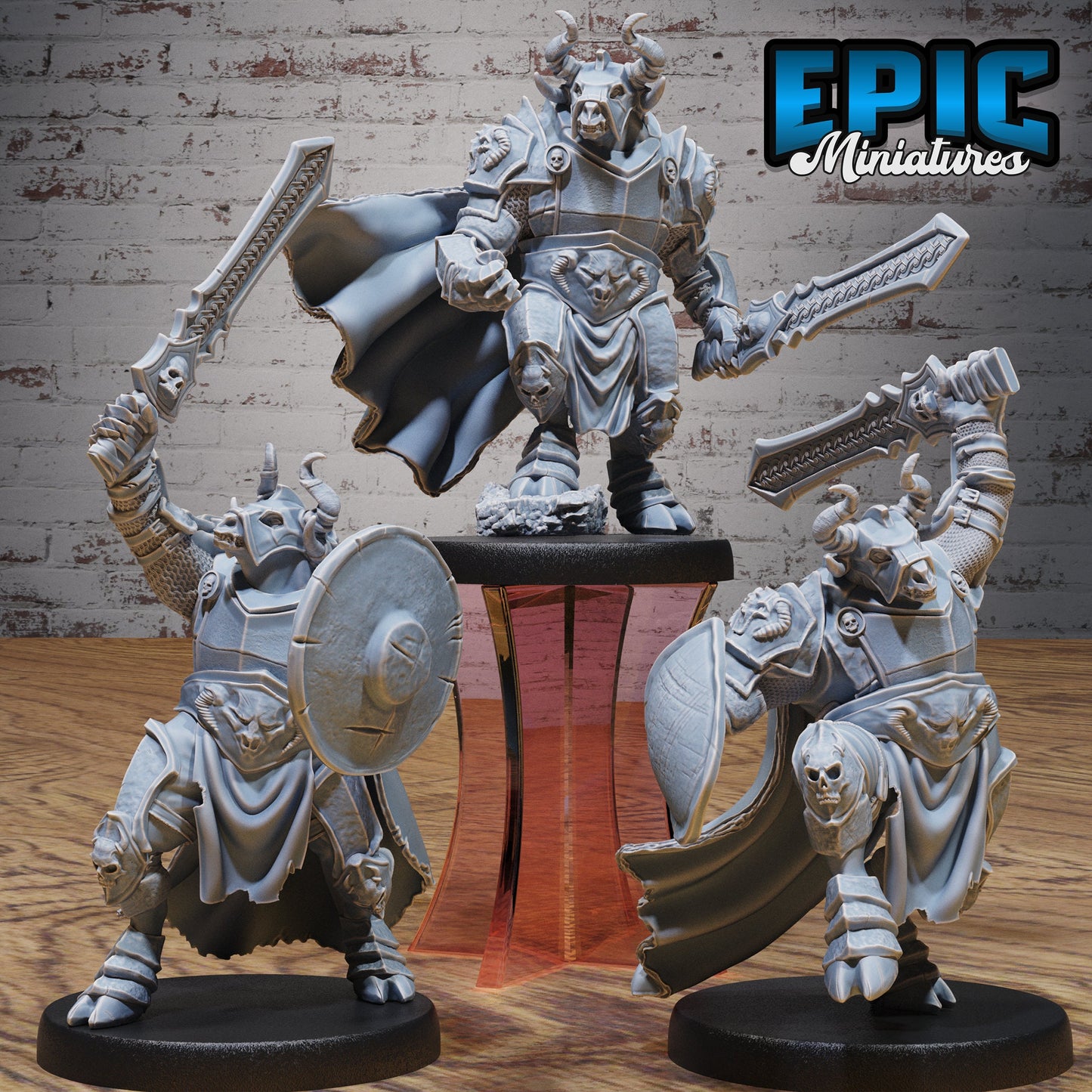 Minotaur Paladin Series - Epic Miniatures | #100 Olympian Legends