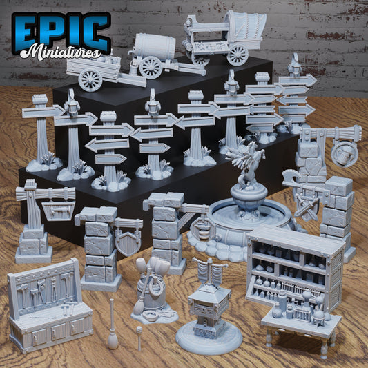 Merchant Town Scatter -   | #101 Mighty Heroes