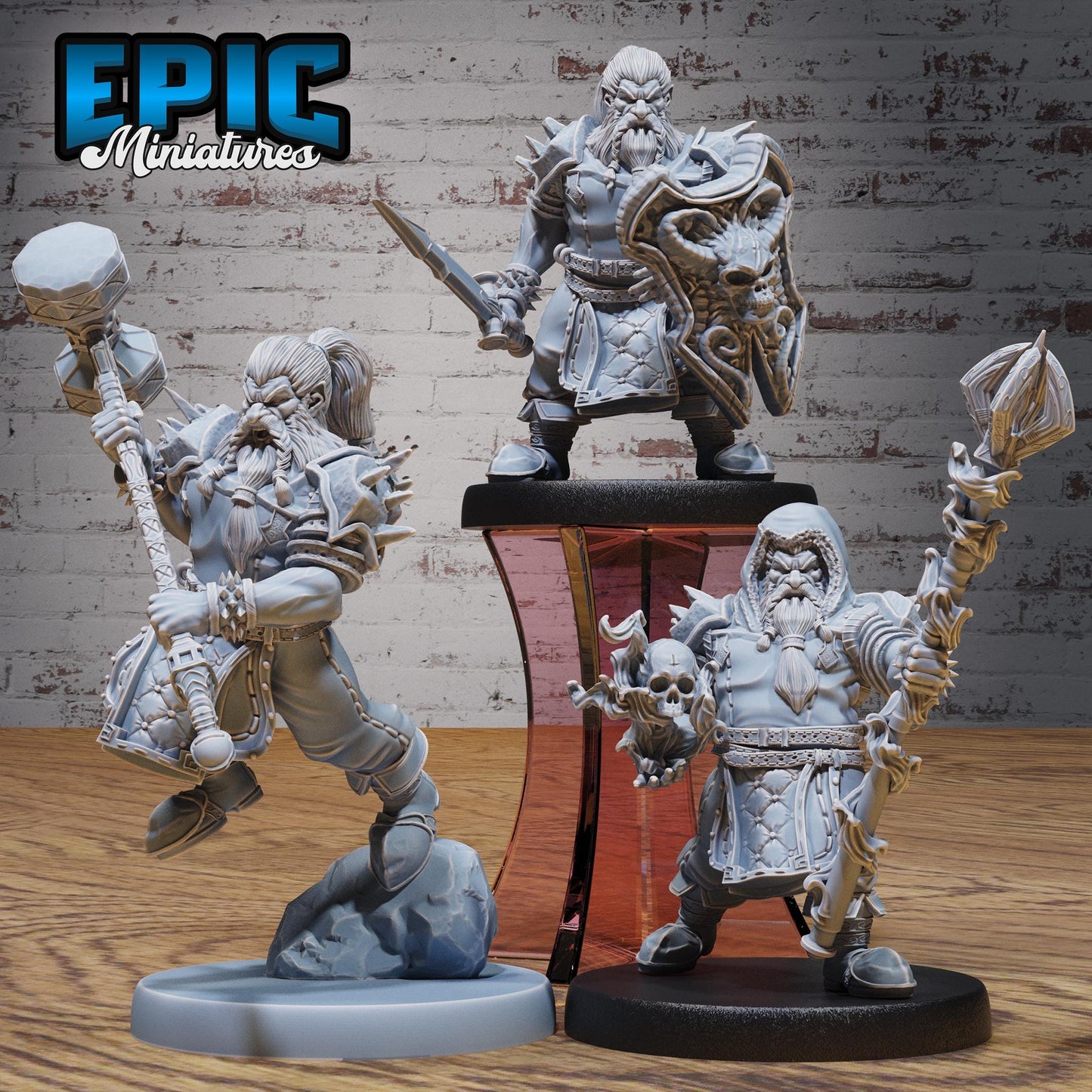 Dwarf Adventurer Series - Epic Miniatures | #101 - Mighty Heroes