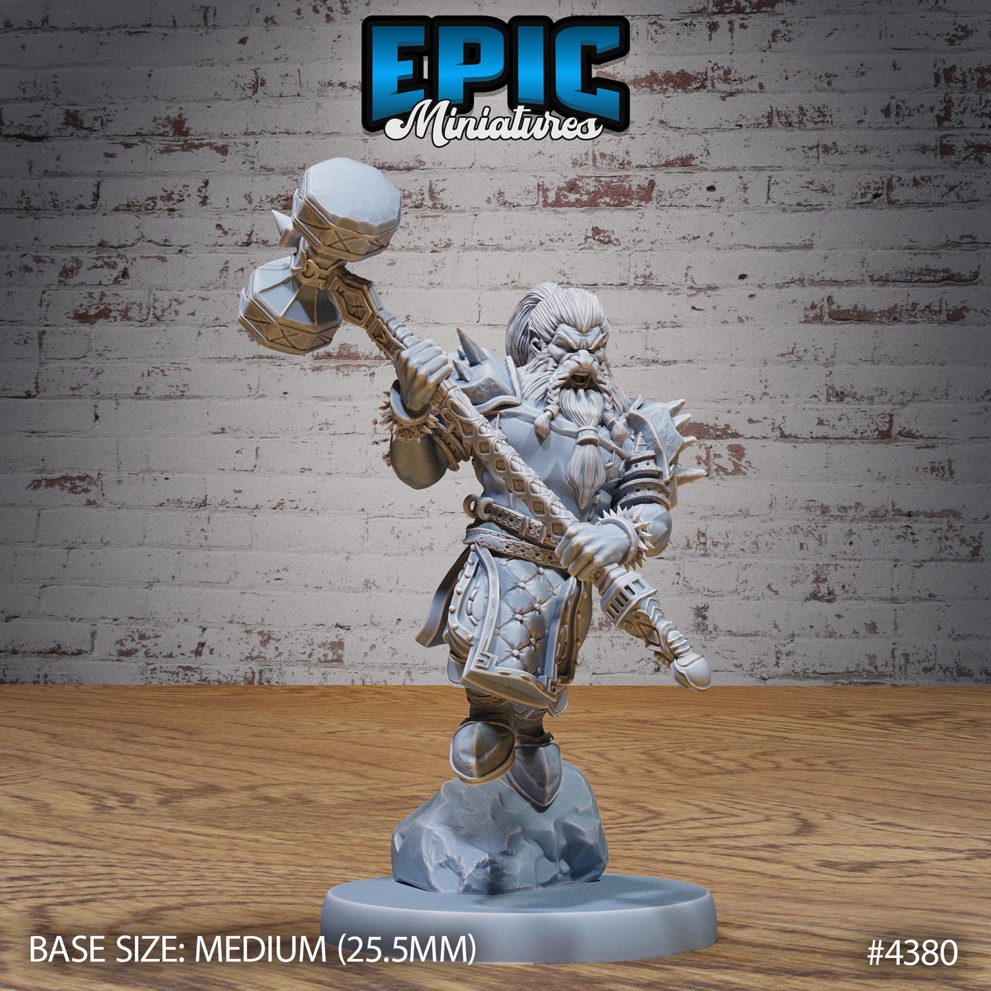 Dwarf Adventurer Series - Epic Miniatures | #101 - Mighty Heroes