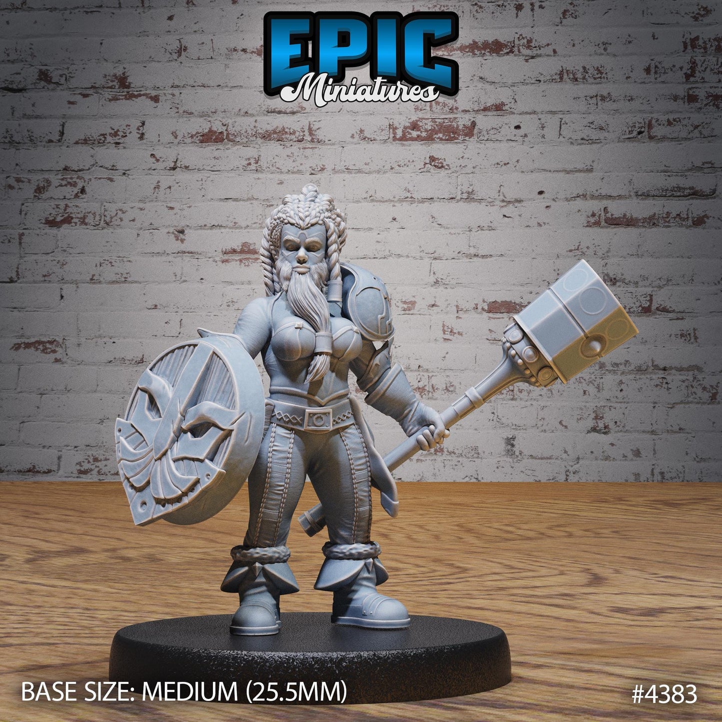 Female Dwarf Series - Epic Miniatures | #101 - Mighty Heroes