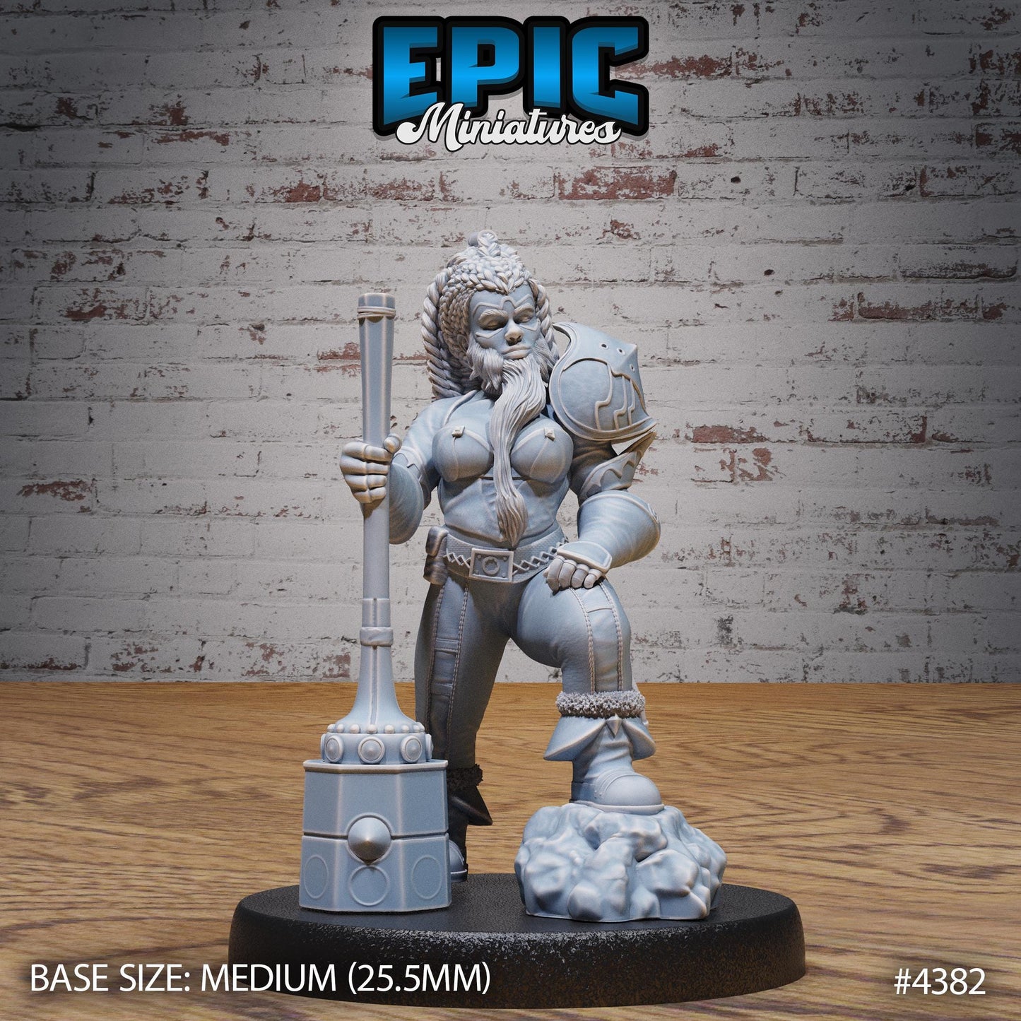 Female Dwarf Series - Epic Miniatures | #101 - Mighty Heroes