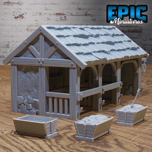 Horse Stable - Epic Miniatures | #101 - Mighty Heroes